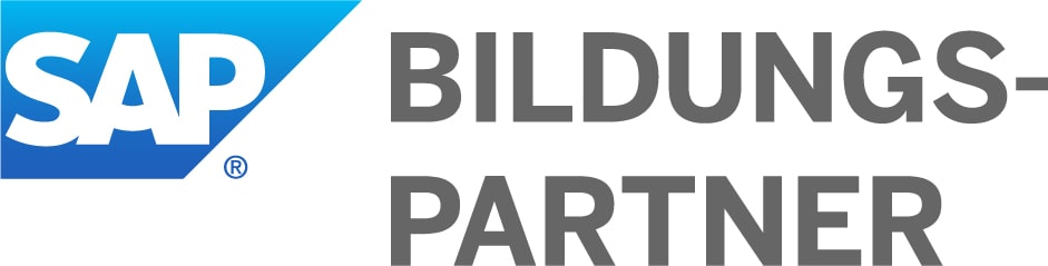 Logo SAP Bildungspartner - Fußnote