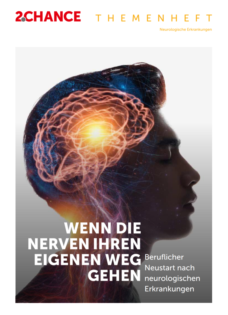Titelbild des Magazins 2. Chance - Beruflicher Neustart nach neurologischen Erkrankungen